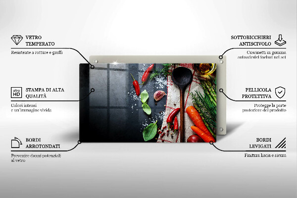 Szkło na płytę indukcyjną Kuchnia jedzenie