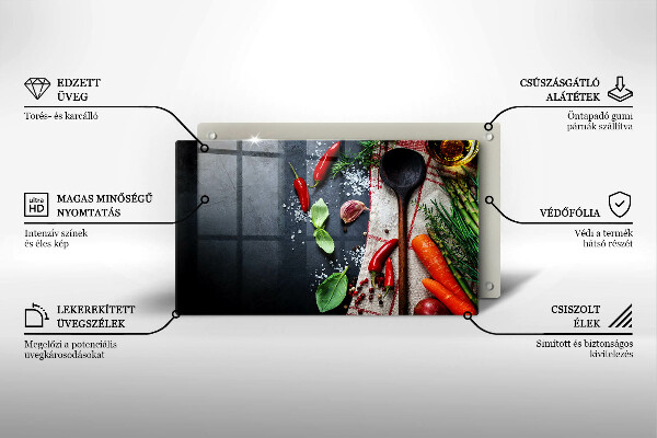 Szkło na płytę indukcyjną Kuchnia jedzenie