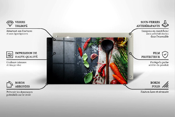 Szkło na płytę indukcyjną Kuchnia jedzenie