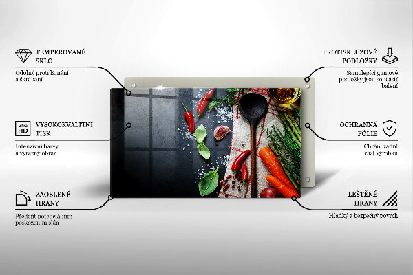 Szkło na płytę indukcyjną Kuchnia jedzenie