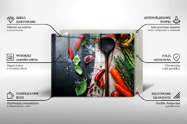 Szkło na płytę indukcyjną Kuchnia jedzenie