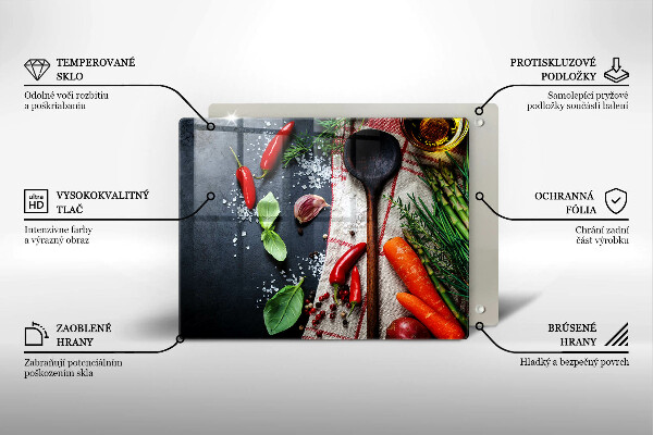 Szkło na płytę indukcyjną Kuchnia jedzenie