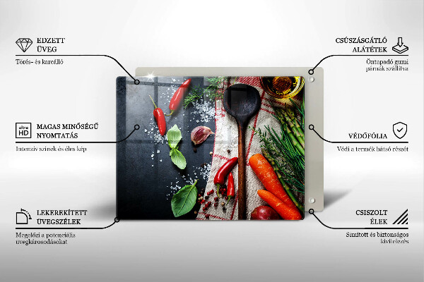 Szkło na płytę indukcyjną Kuchnia jedzenie