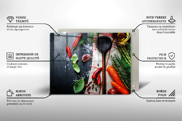 Szkło na płytę indukcyjną Kuchnia jedzenie