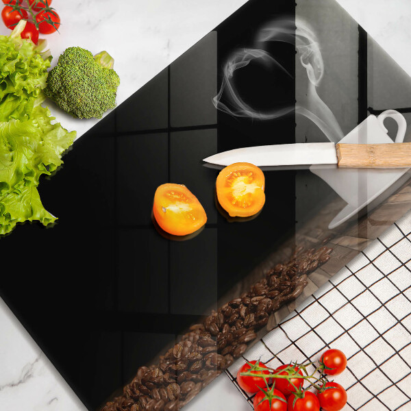 Szkło na płytę indukcyjną Kawa filiżanka serce