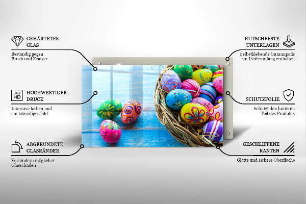 Osłona płyty indukcyjnej Wielkanocne jajka pisanki