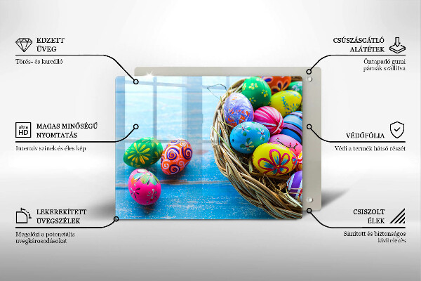 Osłona płyty indukcyjnej Wielkanocne jajka pisanki