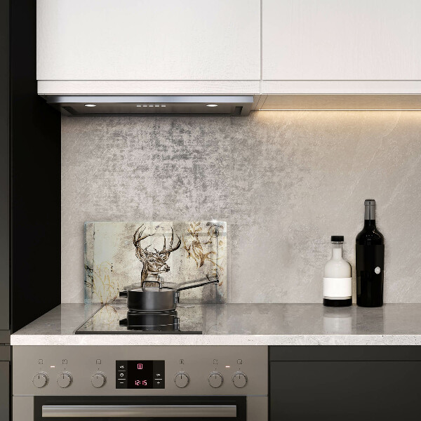 Szkło na płytę indukcyjną Ilustracja zwierzę jeleń