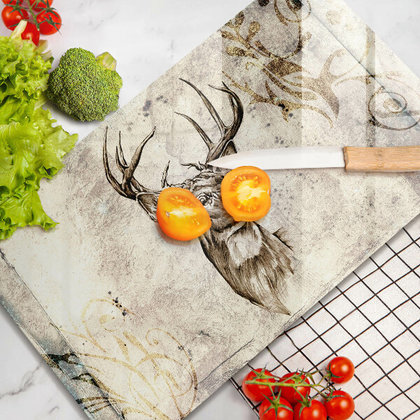 Szkło na płytę indukcyjną Ilustracja zwierzę jeleń