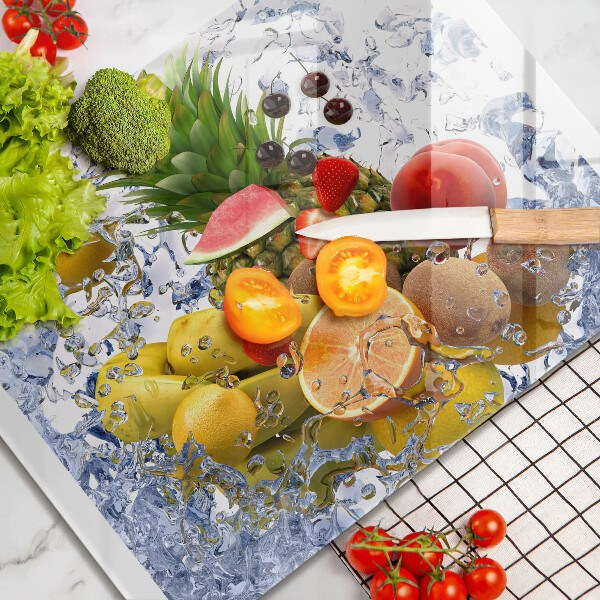 Szkło na płytę indukcyjną Soczyste owoce i woda