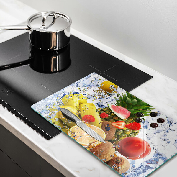 Szkło na płytę indukcyjną Soczyste owoce i woda