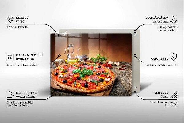 Osłona ściany przy kuchence gazowej Włoska pizza