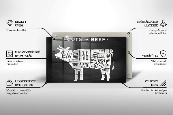 Osłona płyty indukcyjnej Mięso krowy wołowina