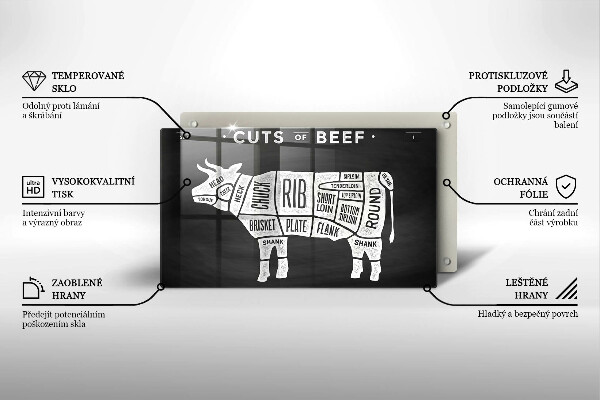 Osłona płyty indukcyjnej Mięso krowy wołowina