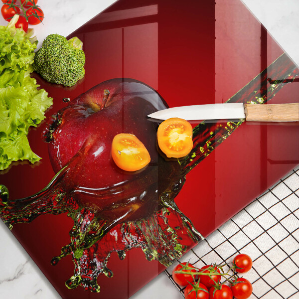 Osłona ściany przy kuchence gazowej Owoc jabłko w wodzie