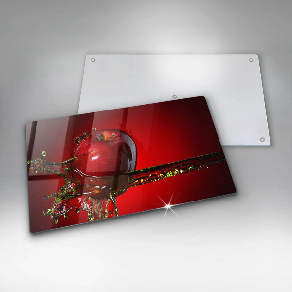 Osłona ściany przy kuchence gazowej Owoc jabłko w wodzie