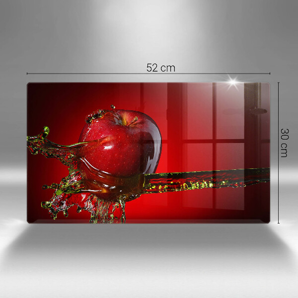 Osłona ściany przy kuchence gazowej Owoc jabłko w wodzie