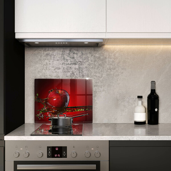 Osłona ściany przy kuchence gazowej Owoc jabłko w wodzie