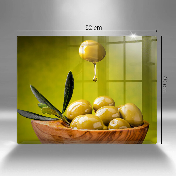 Szkło na płytę indukcyjną Smaczne oliwki