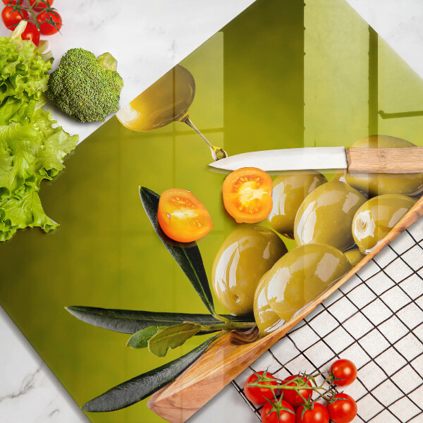 Szkło na płytę indukcyjną Smaczne oliwki