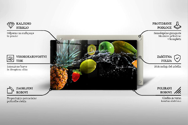 Osłona płyty indukcyjnej Owoce w wodzie