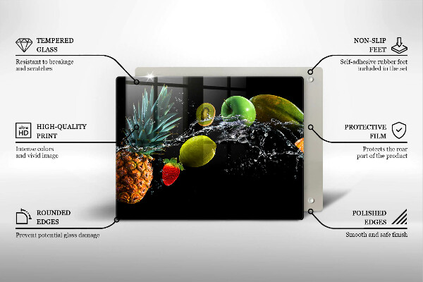 Osłona płyty indukcyjnej Owoce w wodzie