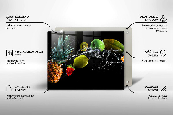 Osłona płyty indukcyjnej Owoce w wodzie