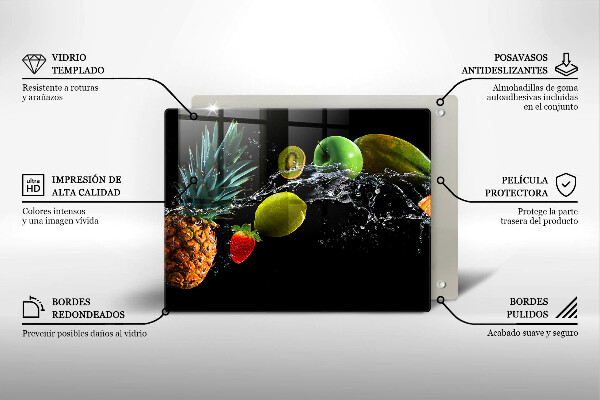 Osłona płyty indukcyjnej Owoce w wodzie