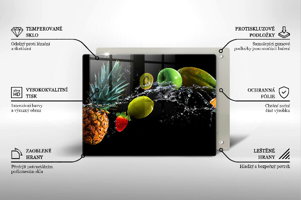Osłona płyty indukcyjnej Owoce w wodzie