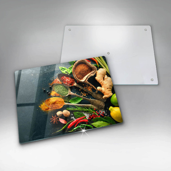 Osłona ściany przy kuchence gazowej Kuchenne przyprawy łyżki