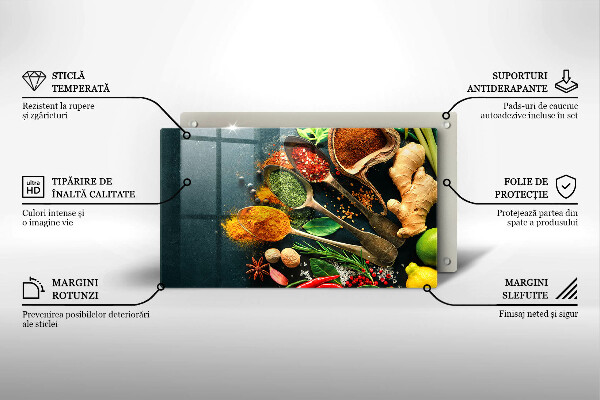 Osłona ściany przy kuchence gazowej Kuchenne przyprawy łyżki