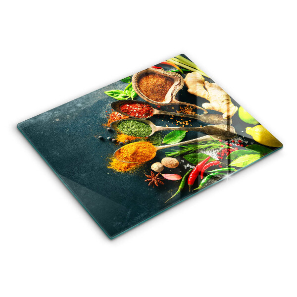 Osłona ściany przy kuchence gazowej Kuchenne przyprawy łyżki