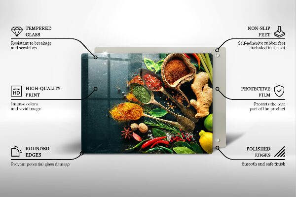 Osłona ściany przy kuchence gazowej Kuchenne przyprawy łyżki