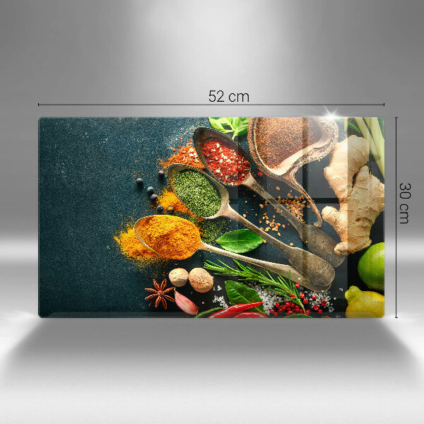 Osłona ściany przy kuchence gazowej Kuchenne przyprawy łyżki