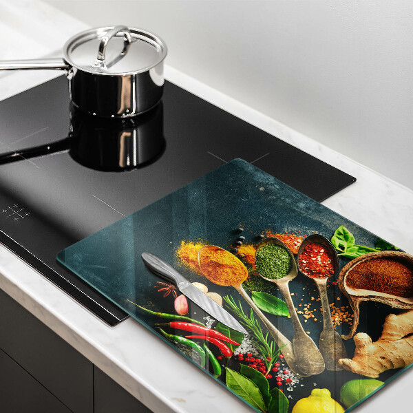 Osłona ściany przy kuchence gazowej Kuchenne przyprawy łyżki