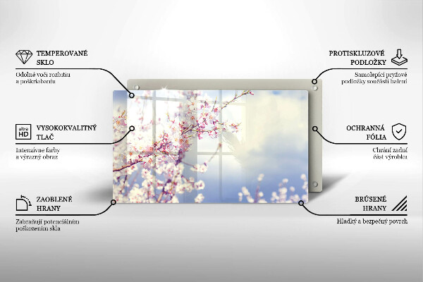 Osłona płyty indukcyjnej Kwitnące drzewo