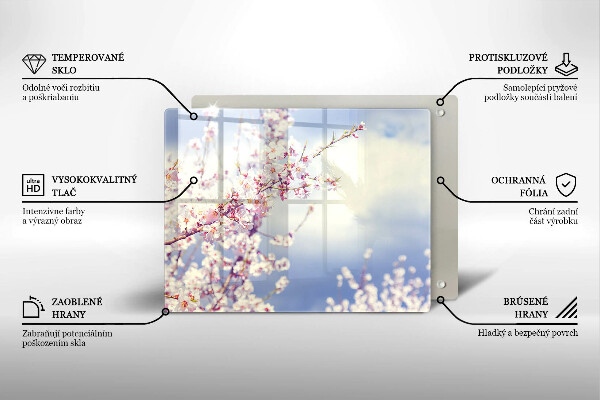 Osłona płyty indukcyjnej Kwitnące drzewo