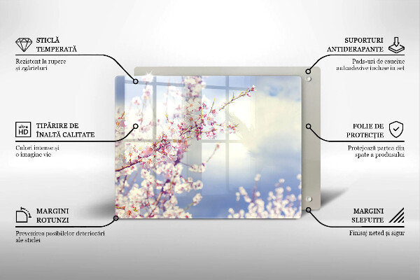 Osłona płyty indukcyjnej Kwitnące drzewo