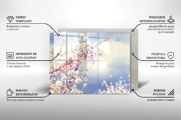 Osłona płyty indukcyjnej Kwitnące drzewo
