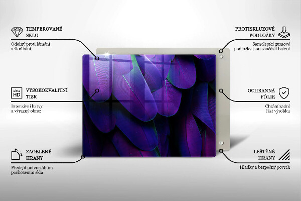 Osłona płyty indukcyjnej Neonowe pióra