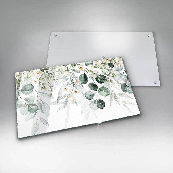 Osłona płyty indukcyjnej Akwarelowe rośliny