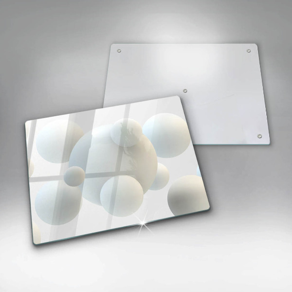 Osłona płyty indukcyjnej Nowoczesne kule 3D