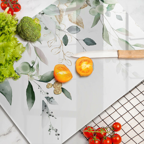 Osłona płyty indukcyjnej Akwarelowe liście