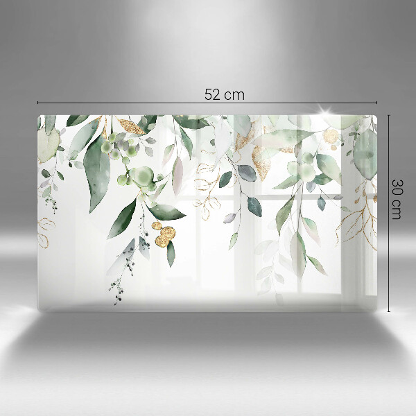 Osłona płyty indukcyjnej Akwarelowe liście