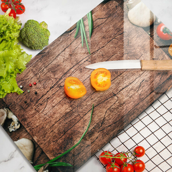 Osłona ściany przy kuchence gazowej Drewniana deska kuchenna