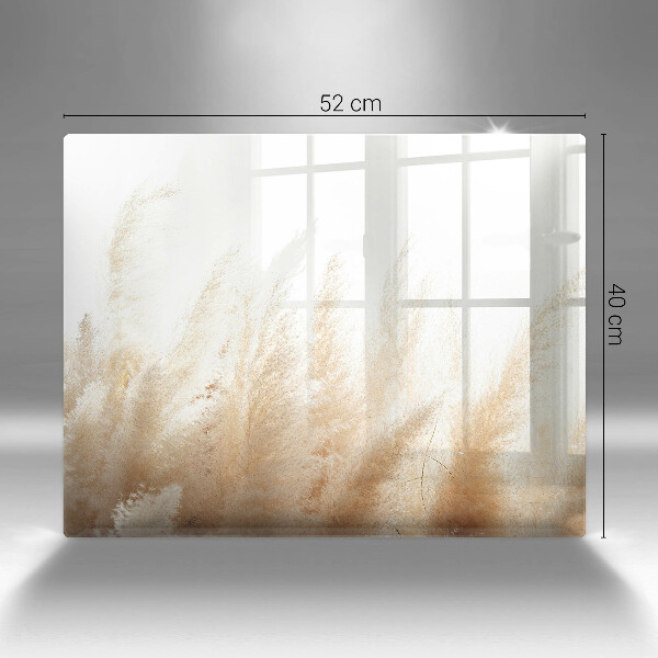 Osłona ściany przy kuchence gazowej Trawa pampasowa