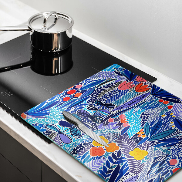 Osłona ściany przy kuchence gazowej Malowana łąka