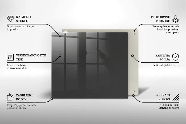 Osłona do płyty indukcyjnej Kolor szary