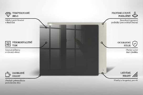 Osłona do płyty indukcyjnej Kolor szary