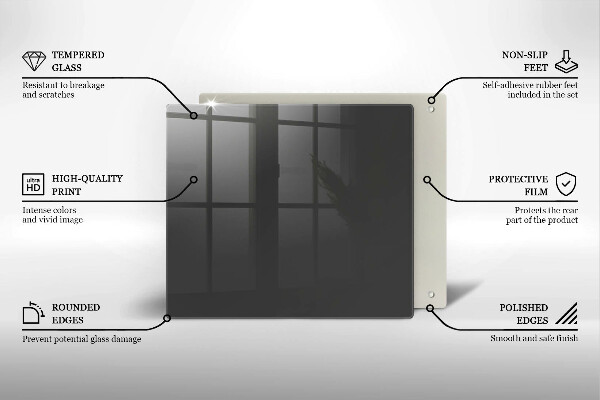 Osłona do płyty indukcyjnej Kolor szary